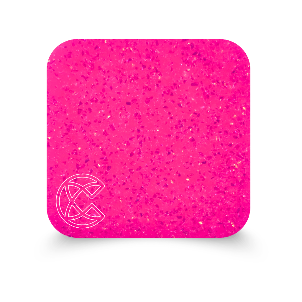 Pink Aura - 3mm Cast Acrylic